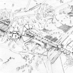 1984 – Potenza, Planovolumetrico dell’Università della Basilicata a Macchia Romana