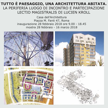 28 febbraio 2018, Rome, Casa dell’Architettura