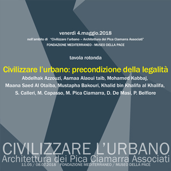 2018 – CIVILIZZARE L’URBANO tavola rotonda