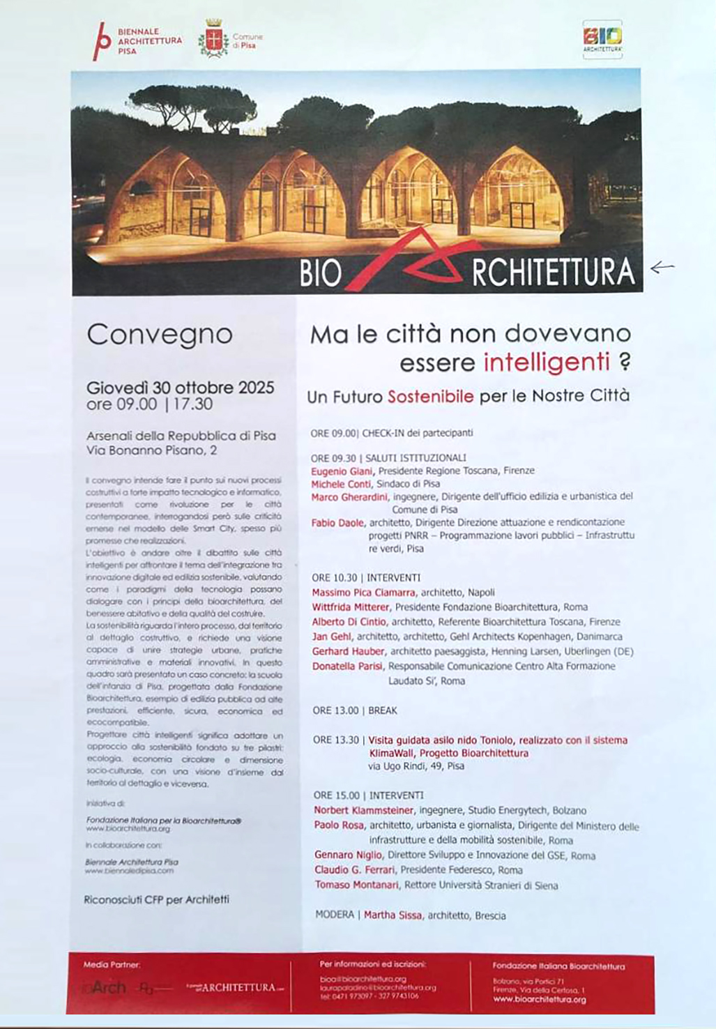 2025 - 30 OTTOBRE BIOARCHITETTURA